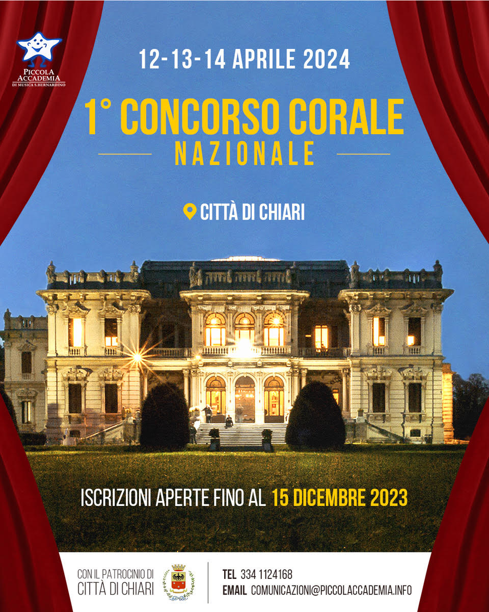 Locandina Concorso Corale